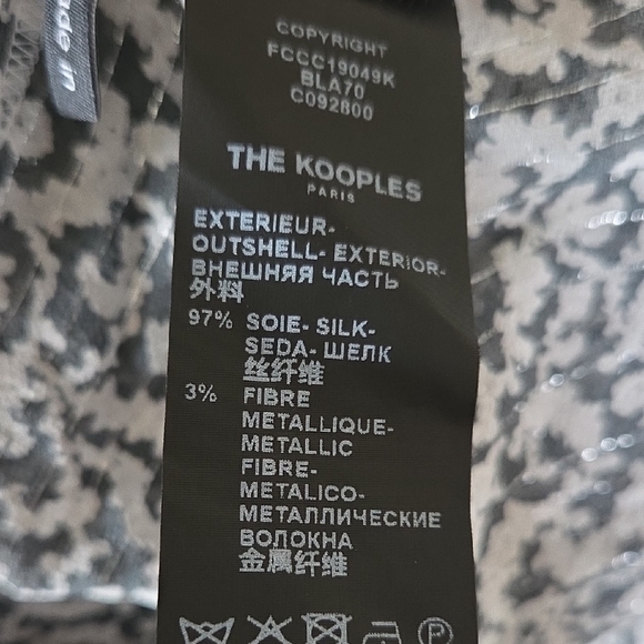 The Kooples printed silk shirt. - Picture 9 of 9